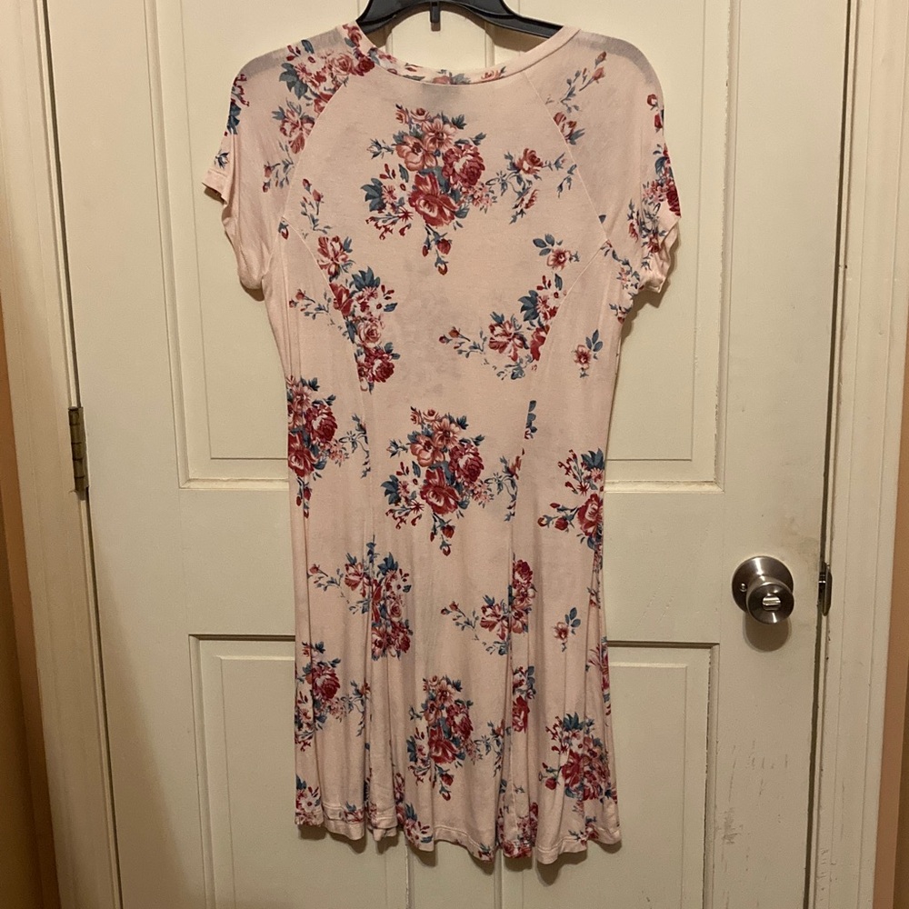 Rue 21 Floral Print Short Sleeve Dress Juniors Large - Picture 4 of 6